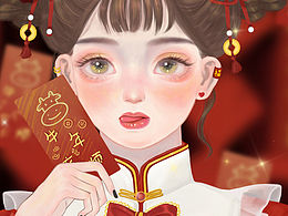 【少女繪】恭禧發(fā)財(cái)啦 2021新年賀圖