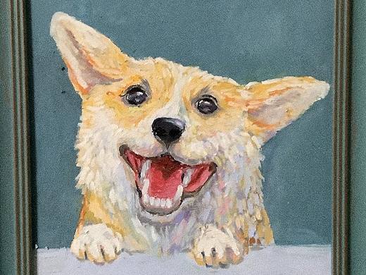 油画棒小柯基步骤（个人主页-ZNDk1OTQyNzI=） - 绘画 - 站酷设计师此之惊寒原创素材 - 站酷ZCOOL