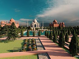 印度泰姬陵建模