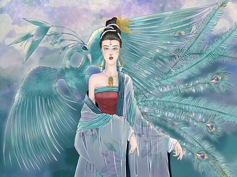 神鸟系列插画练习