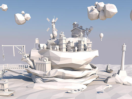 C4D建模练习
