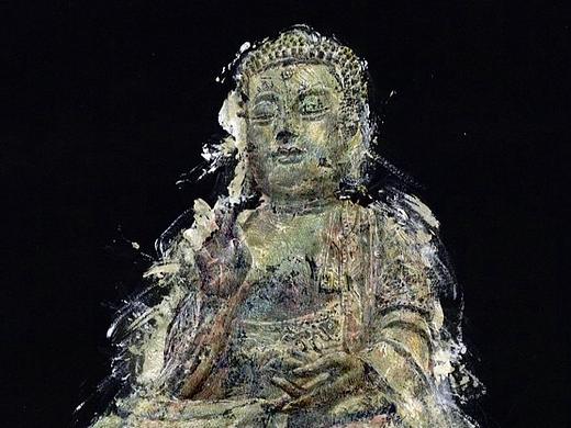 圆珠笔画《南无》
