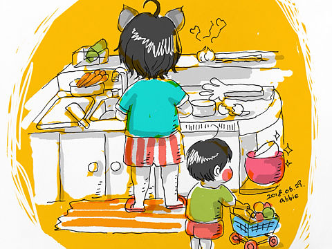 劳动最光荣（个人主页-ZMjg2OTg4NDg=） - 儿童插画 - 站酷设计师芋艿儿原创素材 - 站酷ZCOOL