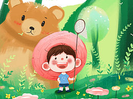 2022儿童节插画贺图