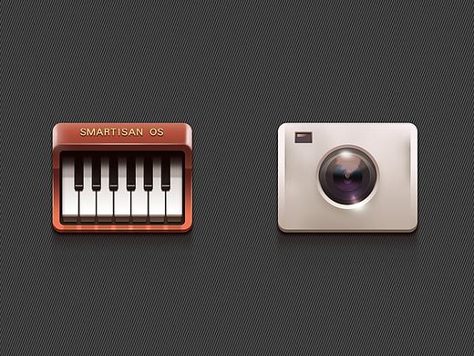 【GUI】不扁平的一组拟物图标