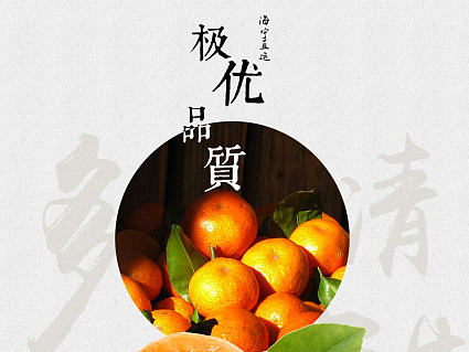 食品生鲜果蔬类目电商淘宝天猫首页设计 水果橘子详情页