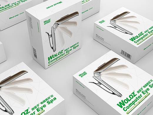 清华慧石电脑爽目仪包装设计