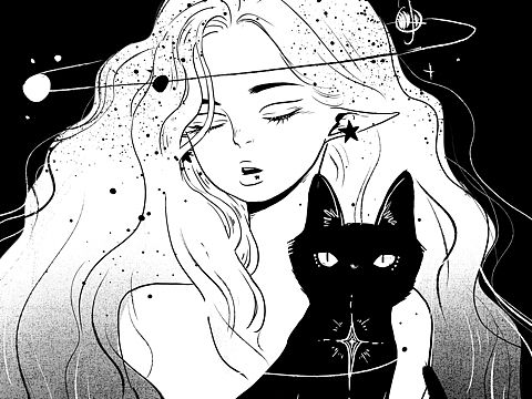 近日的黑白画～