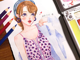 水彩插画