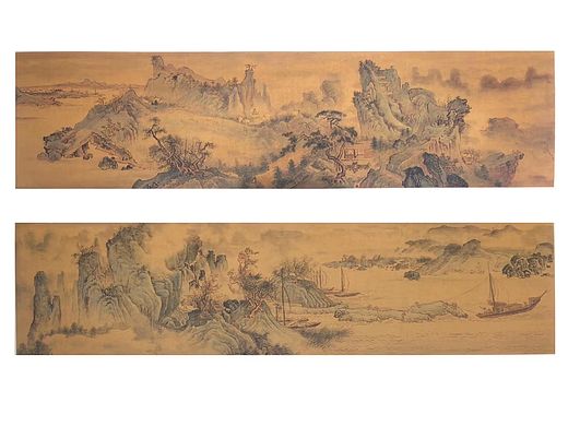 仿古國畫（個人主頁-ZNTY1MTkzMzY=） - 繪畫 - 站酷設計師劉文全油畫工作室原創(chuàng)素材 - 站酷ZCOOL