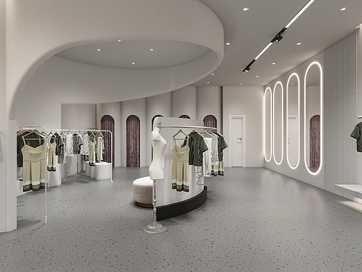 服装店设计——极简,在空间设计中构建返璞归真的美