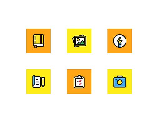 圖標(biāo)整理（個人主頁-ZMTc1NTYzNzY=） - 圖標(biāo) - 站酷設(shè)計師FUNFUN文原創(chuàng)素材 - 站酷ZCOOL