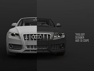 【临摹作品】Audi S5 Coupe -01（个人主页-ZNjg1NTg5Ng==） - 机械/交通 - 站酷设计师Thisliuxy原创素材 - 站酷ZCOOL