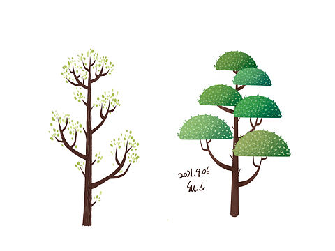植物插画练习临摹（个人主页-ZNTUxNTA1MzY=） - 儿童插画 - 站酷设计师狗卷儿er原创素材 - 站酷ZCOOL