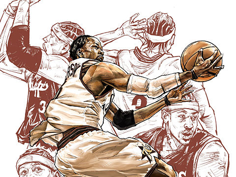 NBA球星插畫分享（個人主頁-ZNTM3NzE4ODA=） - 商業(yè)插畫 - 站酷設計師高橋介磊原創(chuàng)素材 - 站酷ZCOOL