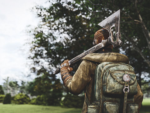 #Lumion10渲染 #人物 #摩托车 #坦克车#奔驰