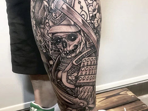 本人作品【传统风格-鬼武士】