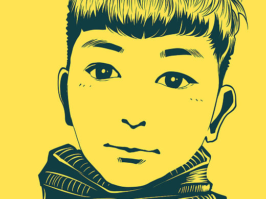 【原创作品】真人手绘精致白描