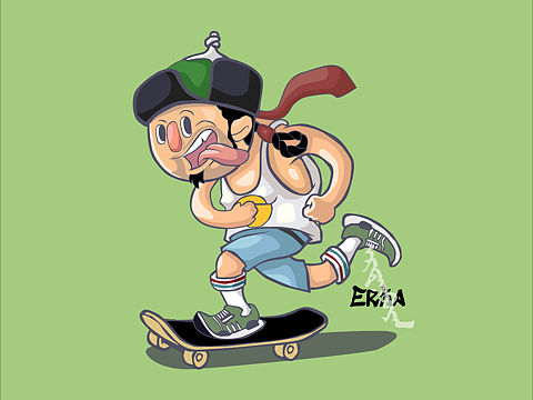 Mongolian skater