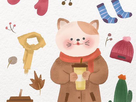 猫先生系列插画