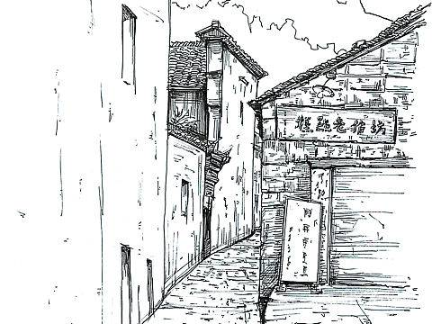 宏村/写生/学生时代