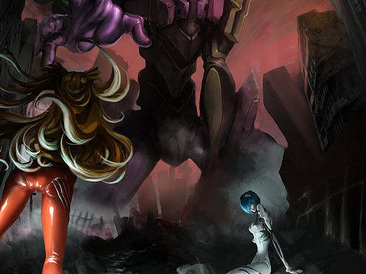 EVA的暴走（個人主頁-ZMjA3NjY3ODg=） - 新銳潮流插畫 - 站酷設計師Snail91原創(chuàng)素材 - 站酷ZCOOL