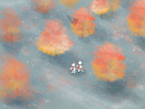 樱花树下