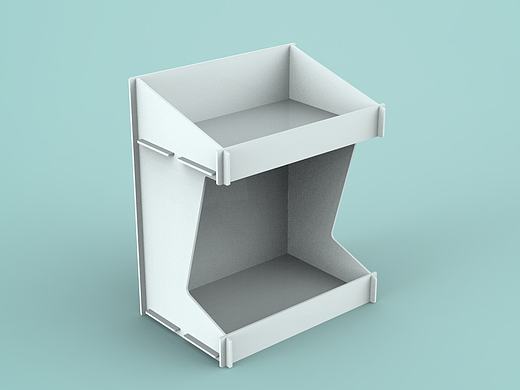 篮子两层展示架