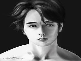 男头像厚涂练习打卡