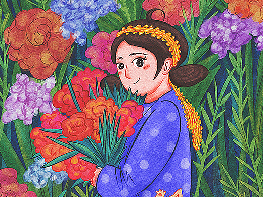 三八妇女节女神花花