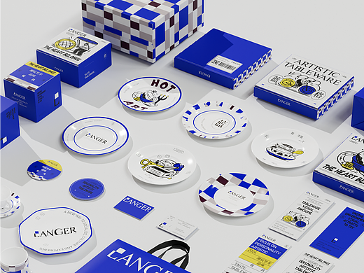 LANGER蓝格 | 艺术餐具品牌设计 | LOGO包装