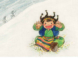 绘本《梅里的雪山怪兽》节选01