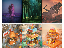 C4D渲染练习分享