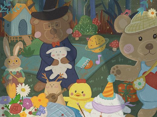 《趣》（个人主页-ZNTI0MjY5MTY=） - 儿童插画 - 站酷设计师奇妙能力球原创素材 - 站酷ZCOOL