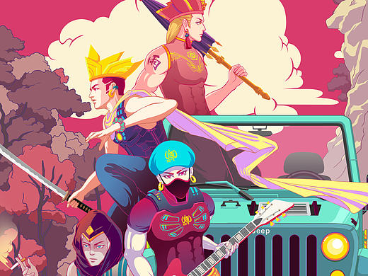 迟来的毕设小合集（个人主页-ZMjA0MzE0OTY=） - 图案 - 站酷设计师褪尽芳华原创素材 - 站酷ZCOOL