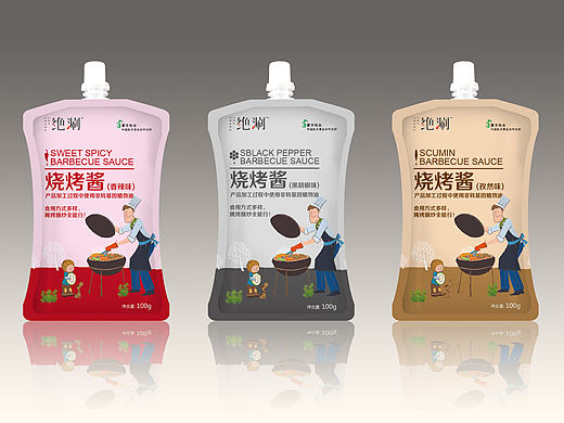 烧烤酱包装