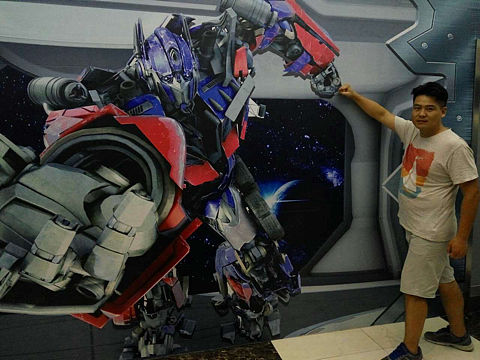 河南开封变形金刚3D立体画