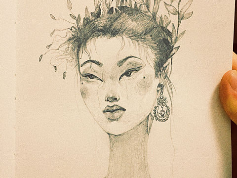 白日美人（个人主页-ZMjYwNzgxNDQ=） - 绘画 - 站酷设计师Lilymoss原创素材 - 站酷ZCOOL