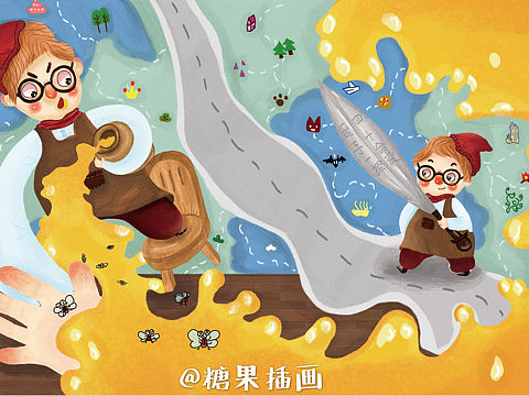 儿童绘本插画
