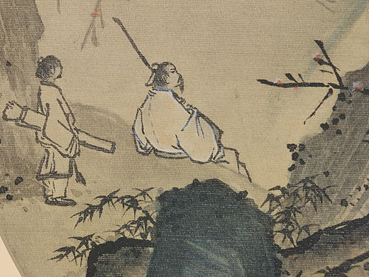 汲古-宋-马远-月下观梅图