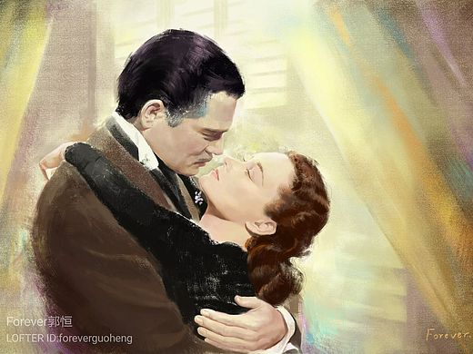 厚涂练习——乱世佳人