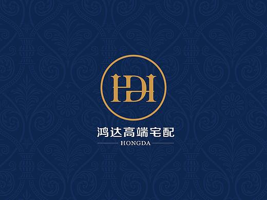 鸿达宅配家装公司LOGO