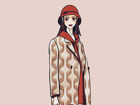 最近迷恋复古风穿搭！