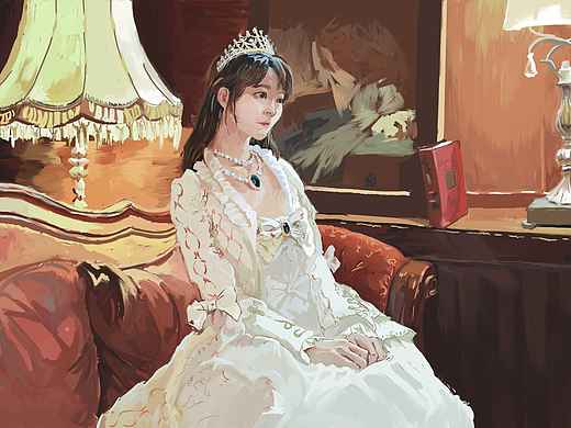 燈光下的女孩（個(gè)人主頁-ZMzMxNTYwNjA=） - 創(chuàng)作習(xí)作 - 站酷設(shè)計(jì)師韓阿黎原創(chuàng)素材 - 站酷ZCOOL