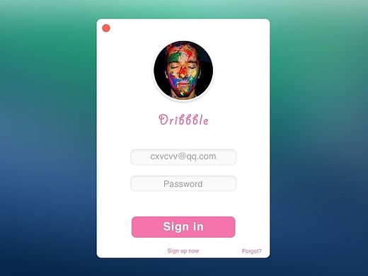 Dribbble for mac（已更新完善，添加登录／主界面，弥补不足之处）