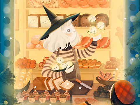 奇怪面包屋（个人主页-ZNTkzNjcxOTY=） - 儿童插画 - 站酷设计师圆子插画原创素材 - 站酷ZCOOL
