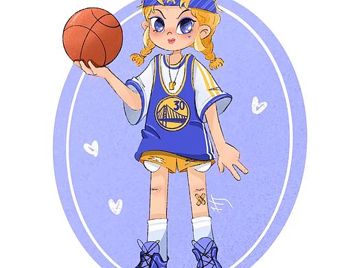 喜欢库里的女孩纸（个人主页-ZNTUzMDM3NzI=） - 创作习作 - 站酷设计师小海龟慢慢爬原创素材 - 站酷ZCOOL