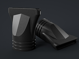 C4D日常建模练习 #04：吹风机头