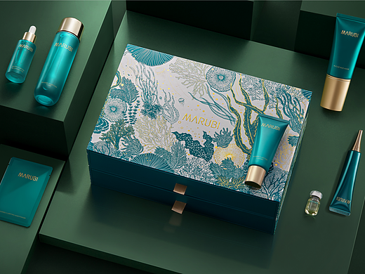 丸美深海藻套盒设计