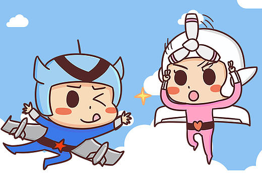 航空大世界卡通形象设计